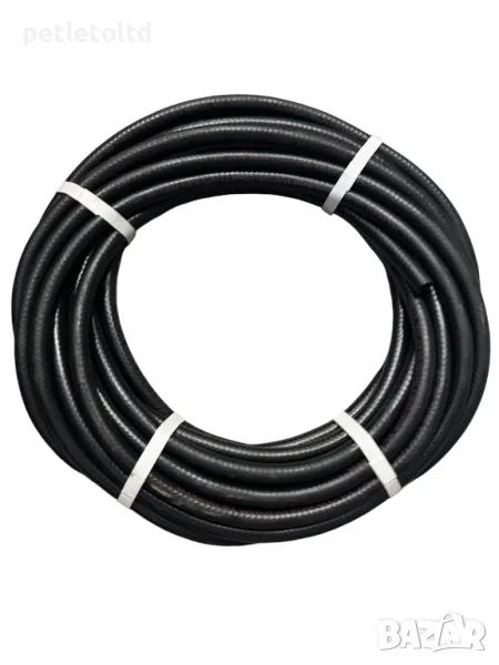 Маркуч ЗА МИНЕРАЛНИ МАСЛА гумено-текстилен с вътрешен отвор Ф 10 мм / 20 метра, снимка 1