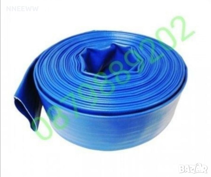 Плосък маркуч, РЪКАВ 1,2,3,ЦОЛА!--50метра, Маркуч за поливане, снимка 1