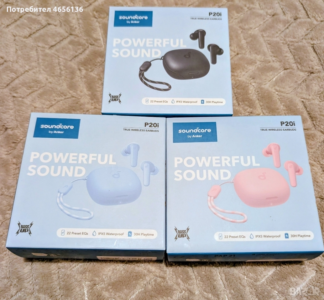 Anker безжични слушалки Soundcore P20i ,с включена доставка до офис на Еконт, снимка 1