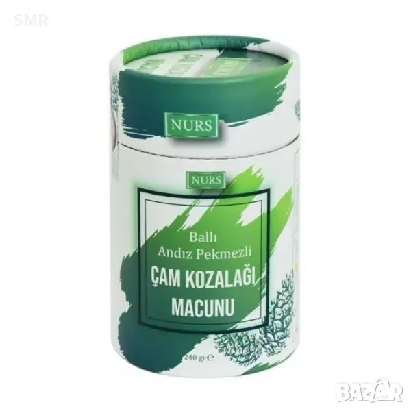 Билкова паста с борови шишарки Nurs – 240 гр., снимка 1