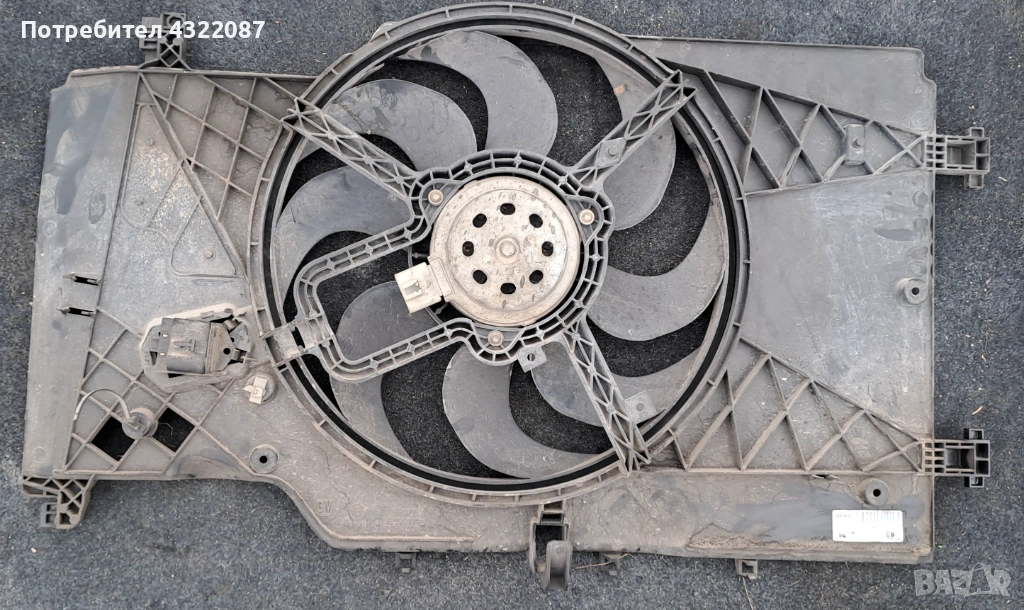 Перка охлаждане от Опел Мерива Opel Meriva CDTI 1.3 95 к. с, снимка 1