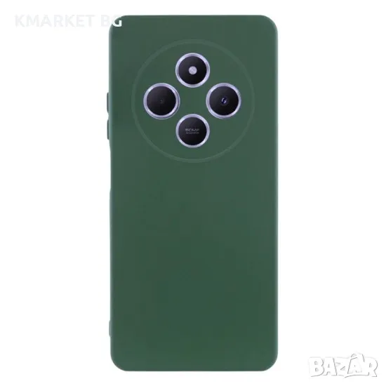 Силиконов кейс и Протектор iPaky матиран, За Honor Magic7 Lite, Тъмнозелен, снимка 1