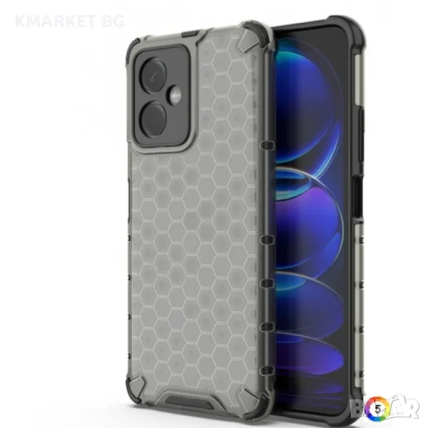 Xiaomi Redmi Note 12 Силиконов Калъф Honeycomb TPU и Протектор, снимка 1