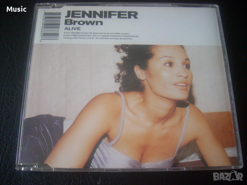 ✅ Jennifer Brown ‎– Alive - сингъл диск, снимка 1