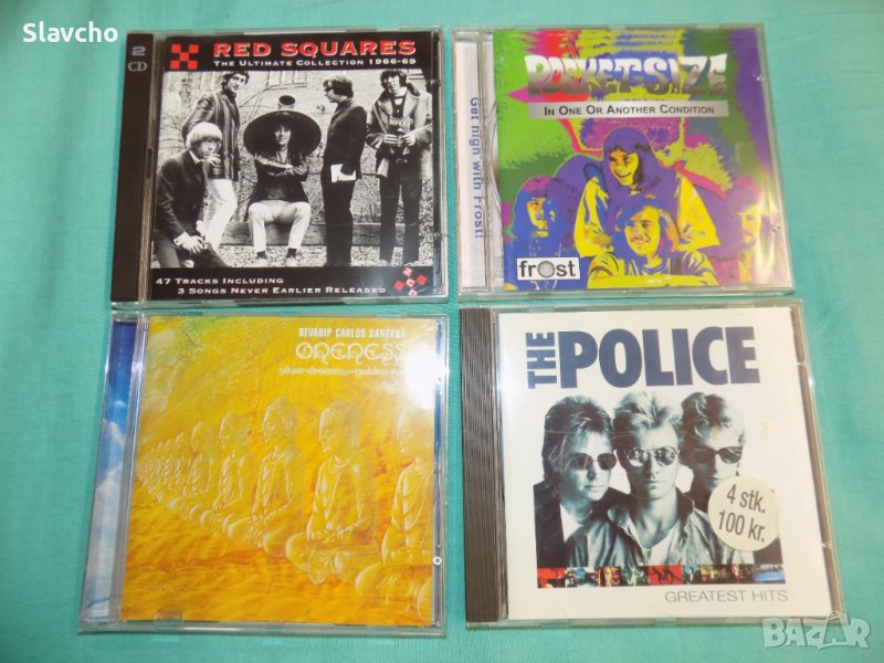 Дискове на - Red Squares–1966-69(2CD)/Pocket Size-1970/The Police 1992, снимка 1
