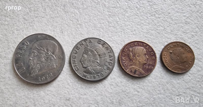 Мексико. 4 бройки.Стара емисия., снимка 1