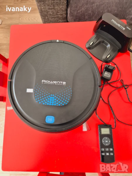 Намален от 485 лв-Робот прахосмукачка Rowenta+Моп, снимка 1