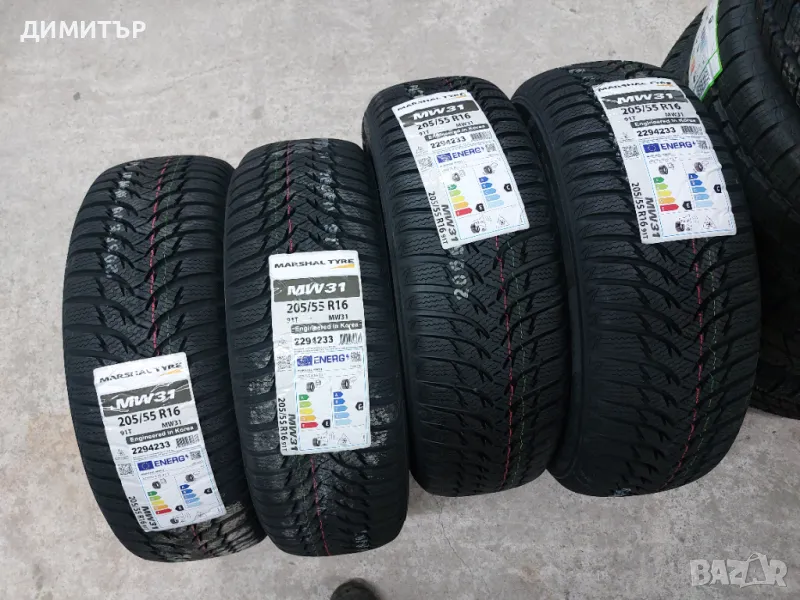 НОВИ ЗИМНИ гуми MARSHAL 205/55/16 91T DOT 2724, снимка 1