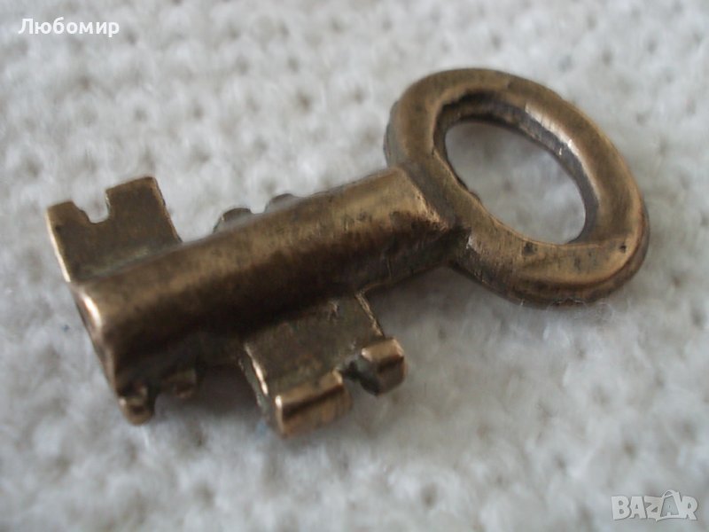 Старинно бронзово ключе - №23, снимка 1