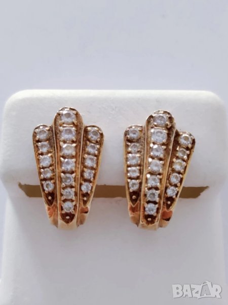 златни обици 48635, снимка 1