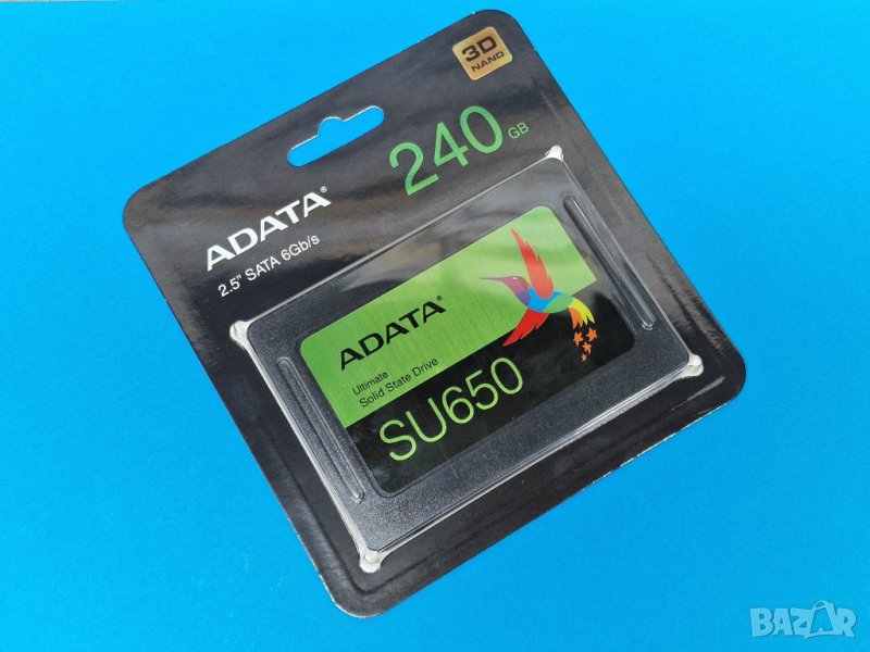 ⚠️Нов бърз SSD диск ССД хард диск 240GB A-Data, снимка 1