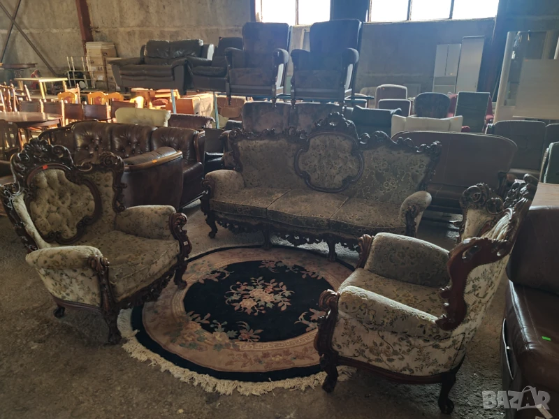 барокова холова гарнитура 3+1+1 внос от Европа, снимка 1