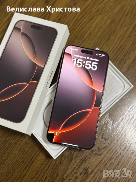 Продавам iPhone 16 Pro Max с оставаща гаранция, снимка 1