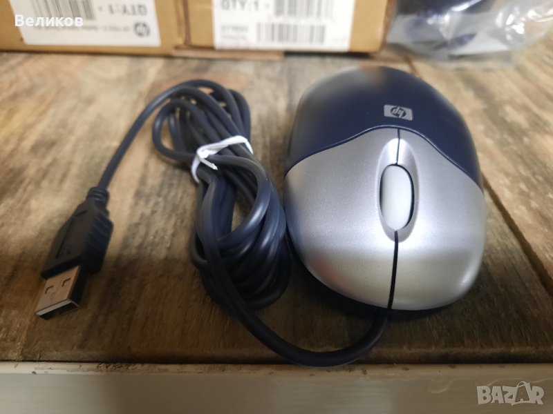 HP 2-Button Optical Scroll USB Mouse , снимка 1