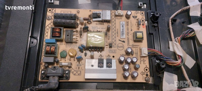 POWER BOARD,715G6197-P01-001-003E for PANASONIC., TX-32A400E 32inc DISPLAY TPT315B5-DXJSFE REV:S1L, снимка 1