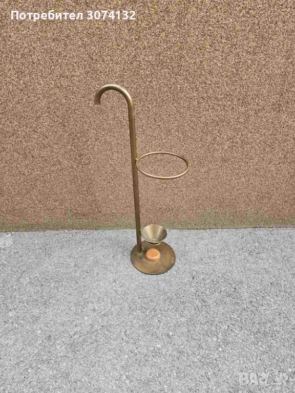 Ретро стойка за чадъри от месинг, снимка 1
