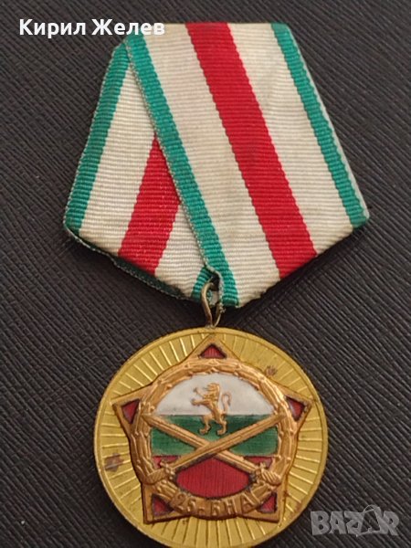 Стар медал 25г. БЪЛГАРСКА НАРОДНА АРМИЯ рядък за КОЛЕКЦИЯ ДЕКОРАЦИЯ с емайл 17447, снимка 1
