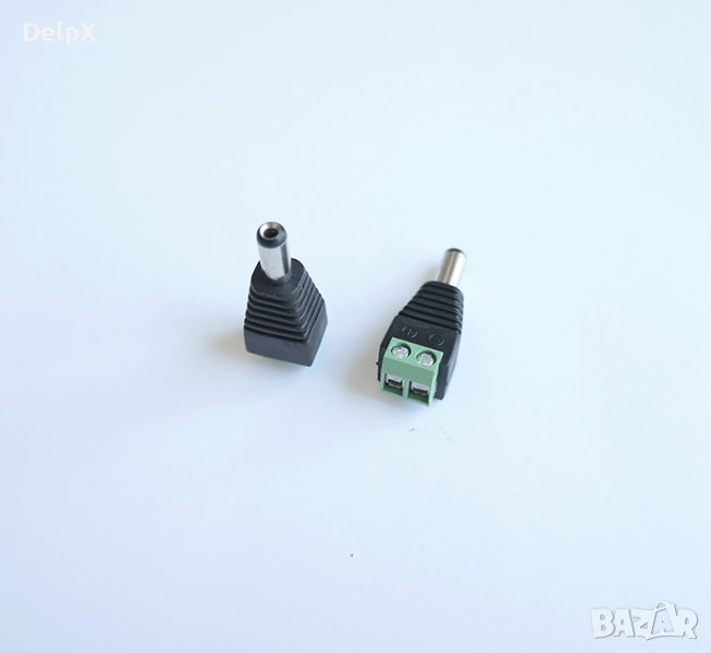 Букса захранваща за кабел с болт 5,5x2,1mm(м), снимка 1