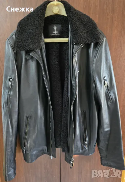 Уникално кожено яке Cesare Paciotti, снимка 1