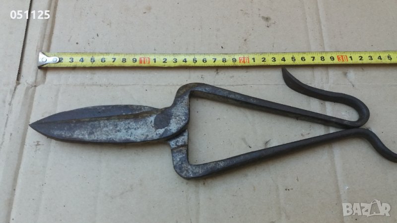 Кована абаджийска ножица , снимка 1