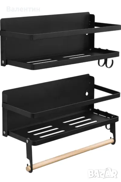 Комплект от 2 метални стенни рафта, снимка 1