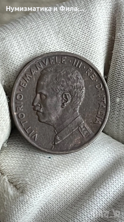 Монета 1 чентезимо  1909 година Италия, снимка 1