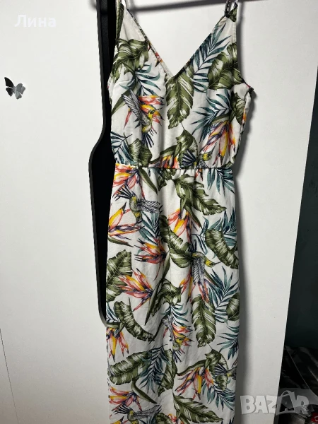 Прелестна дълга цветна рокля , снимка 1