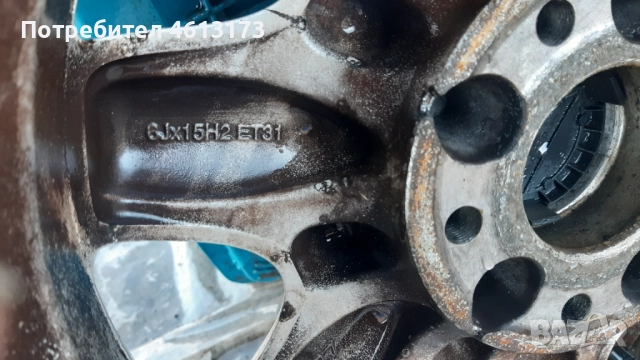 Джанти 15' за Мерцедес с гуми Нокиан 195/65/15 Дот 06/24, снимка 5 - Гуми и джанти - 52776814