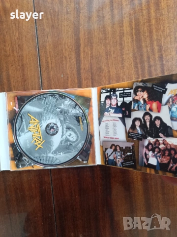 Оригинален диск Anthrax, снимка 4 - CD дискове - 53582867