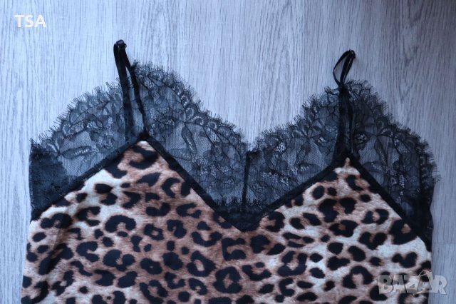 Дамски леопардов топ, снимка 3 - Корсети, бюстиета, топове - 40505689