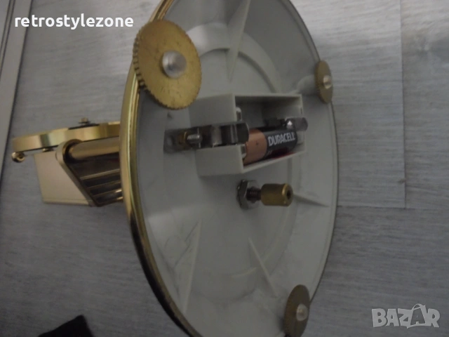 № 8444 Стар часовник - Hermle  Стар настолен германски часовник  - Hermle  , снимка 5 - Антикварни и старинни предмети - 53058749