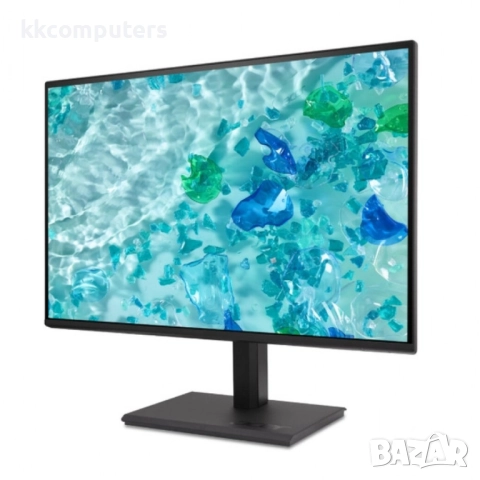 Acer Vero B247YGbmiprzx Монитор 23.8" | IPS FHD | 120Hz | 99% sRGB | USB Хъб | ERGO Стенд | Черен, снимка 2 - Монитори - 52674459