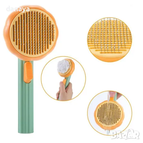 5359 Самопочистваща четка за ресане на домашни любимци, снимка 11 - За кучета - 47663706