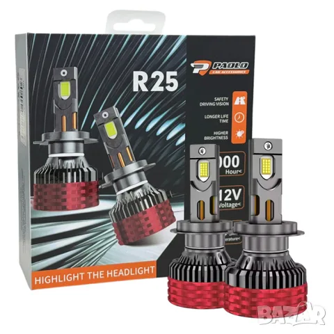 LED крушки R25 9006 65W 6500K комплект 2 броя