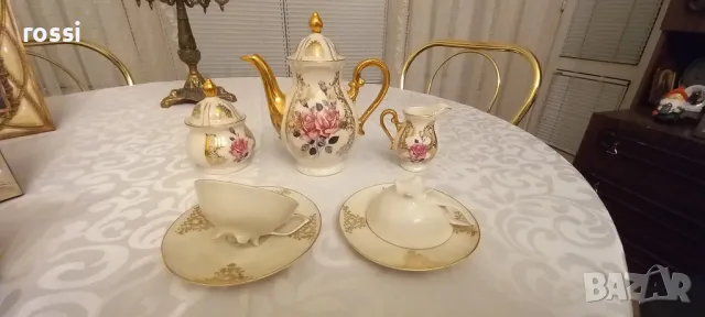 Vintage. Нов немски сервиз за малко кафе, мока, еспресо за двама, пълен комплект., снимка 4 - Антикварни и старинни предмети - 48298905