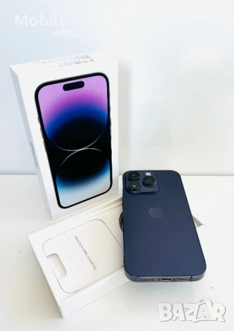 Като НОВ! iPhone 14 Pro Max 128GB Deep Purple ГАРАНЦИЯ!, снимка 3 - Apple iPhone - 53663657