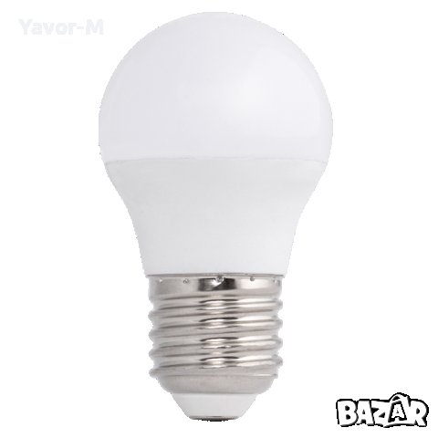LED Лампа, Топка, 3W, E27, 4000K, 220-240V AC, Неутрална светлина, Ultralux - LBL32740, снимка 1 - Крушки - 40861293
