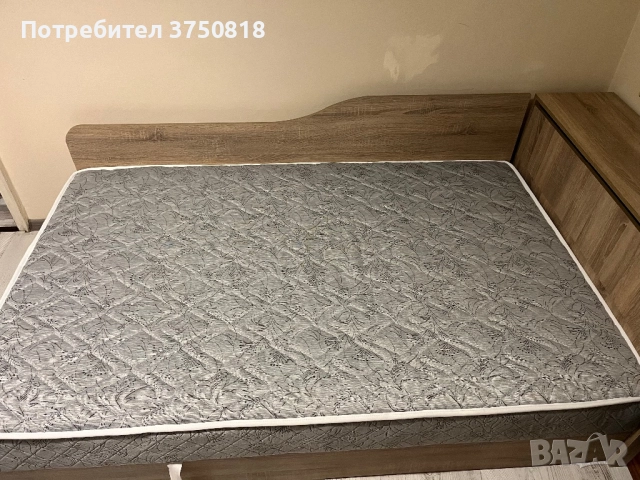 Легло с матрак и ракла 120/190, снимка 2 - Спални и легла - 52429486