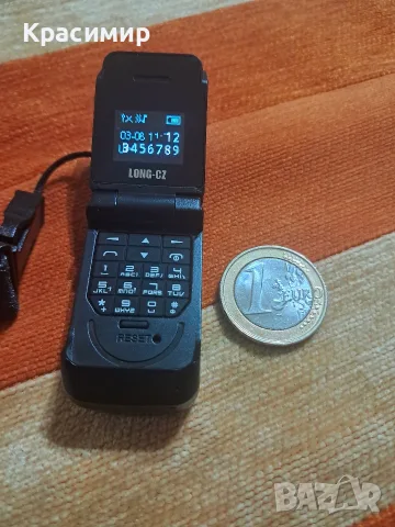 Чисто нов мини телефон Long-CZ J9 – Най-малкият флип телефон, снимка 6 - Други - 55944689
