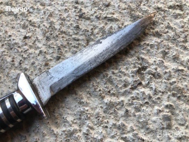 стар нож с кания "SOLINGEN" - MADE IN GERMANY, снимка 6 - Ножове - 40649945