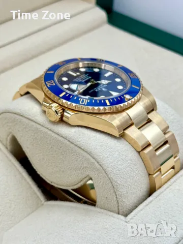 Rolex Submariner 41mm Yellow Gold Blue Dial Ceramic Automatic Различни Цветове, снимка 5 - Мъжки - 48183633