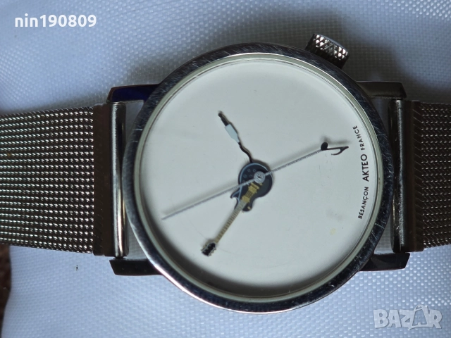 Часовник AKTEO - модел с китара, снимка 2 - Дамски - 51550507