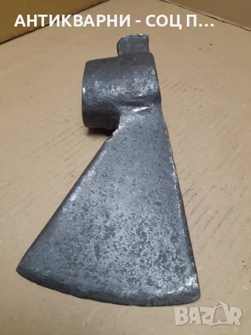 Стара Немска Брадва Тегло 1.200кг. Номер 6., снимка 4 - Антикварни и старинни предмети - 48286357