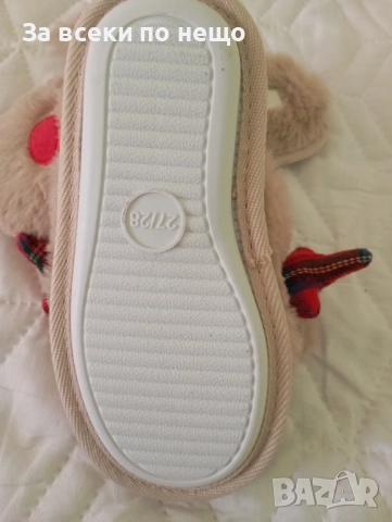 Коледни новогодишни чехли размер 27/28, снимка 2 - Детски сандали и чехли - 52836775