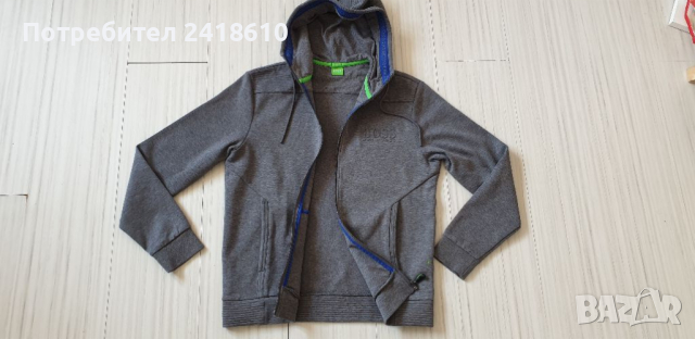 Hugo Boss Saggy Hoodie Full Zip Regular Fit Mens Size М ОРИГИНАЛ! Суичер с цял Цип!, снимка 3 - Спортни дрехи, екипи - 36181090