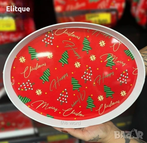Практична Коледна табла с елхички , снимка 2 - Декорация за дома - 53587361