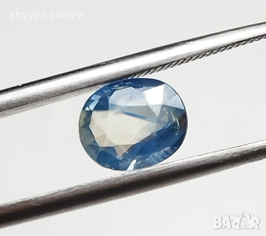 Двуцветен естествен ненагряван сапфир 1.10кт от Танзаниа! Сертифициран! Нов!, снимка 11 - Други - 53715991