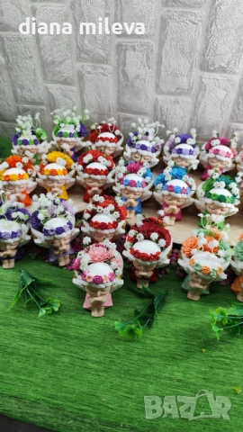 Ангелчета с цветя!!, снимка 6 - Декорация за дома - 52183081