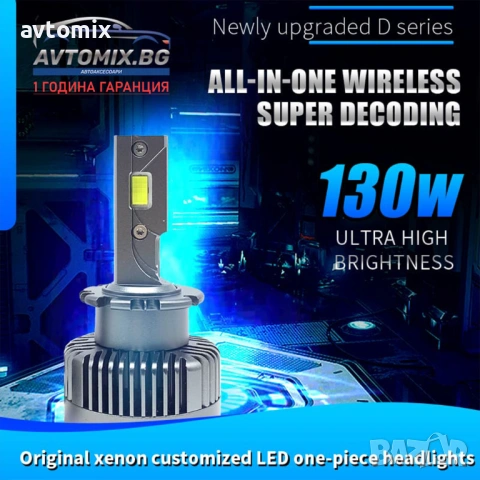 LED kрушки D2S 130W Canbus