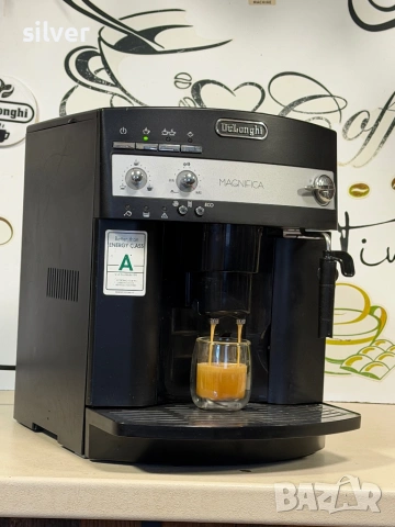 Кафемашина кафе автомат delonghi magnifica с гаранция, снимка 2 - Кафемашини - 53752846